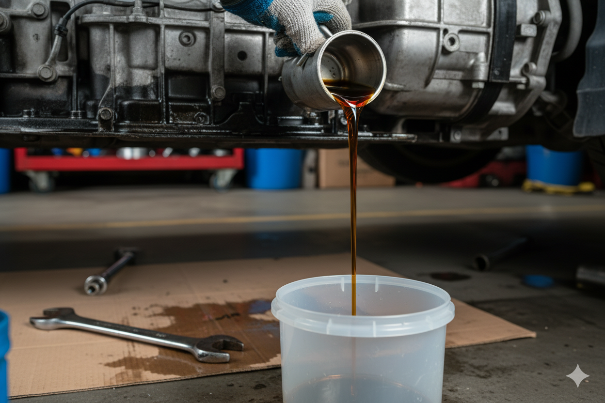 Výměna oleje v automatech